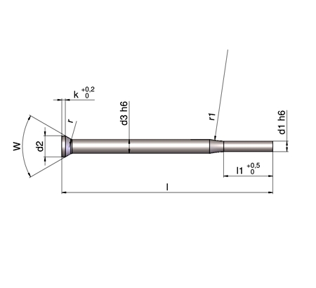 DIN 9861 form C-HSS